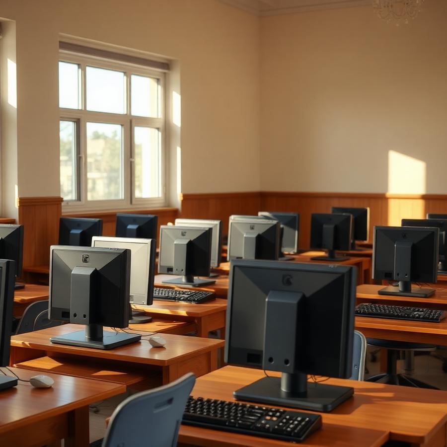 Computer training room