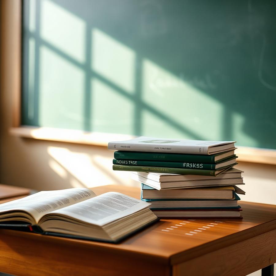 Books and learning materials for classroom teaching
