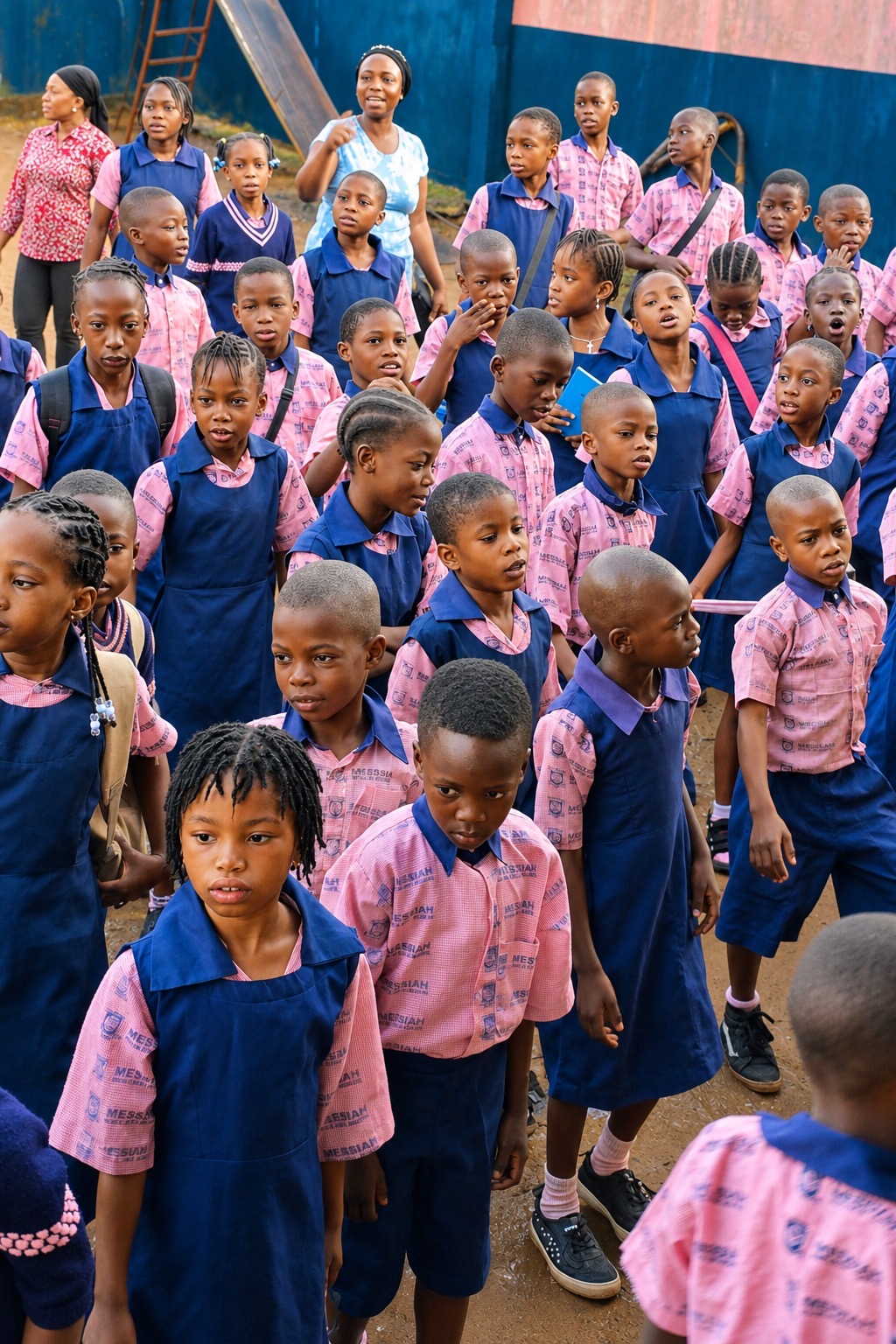 Pupils in a Messiah classroom